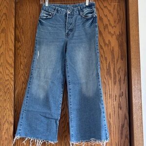 Time and Tru Distressed Blue Flare Jeans
